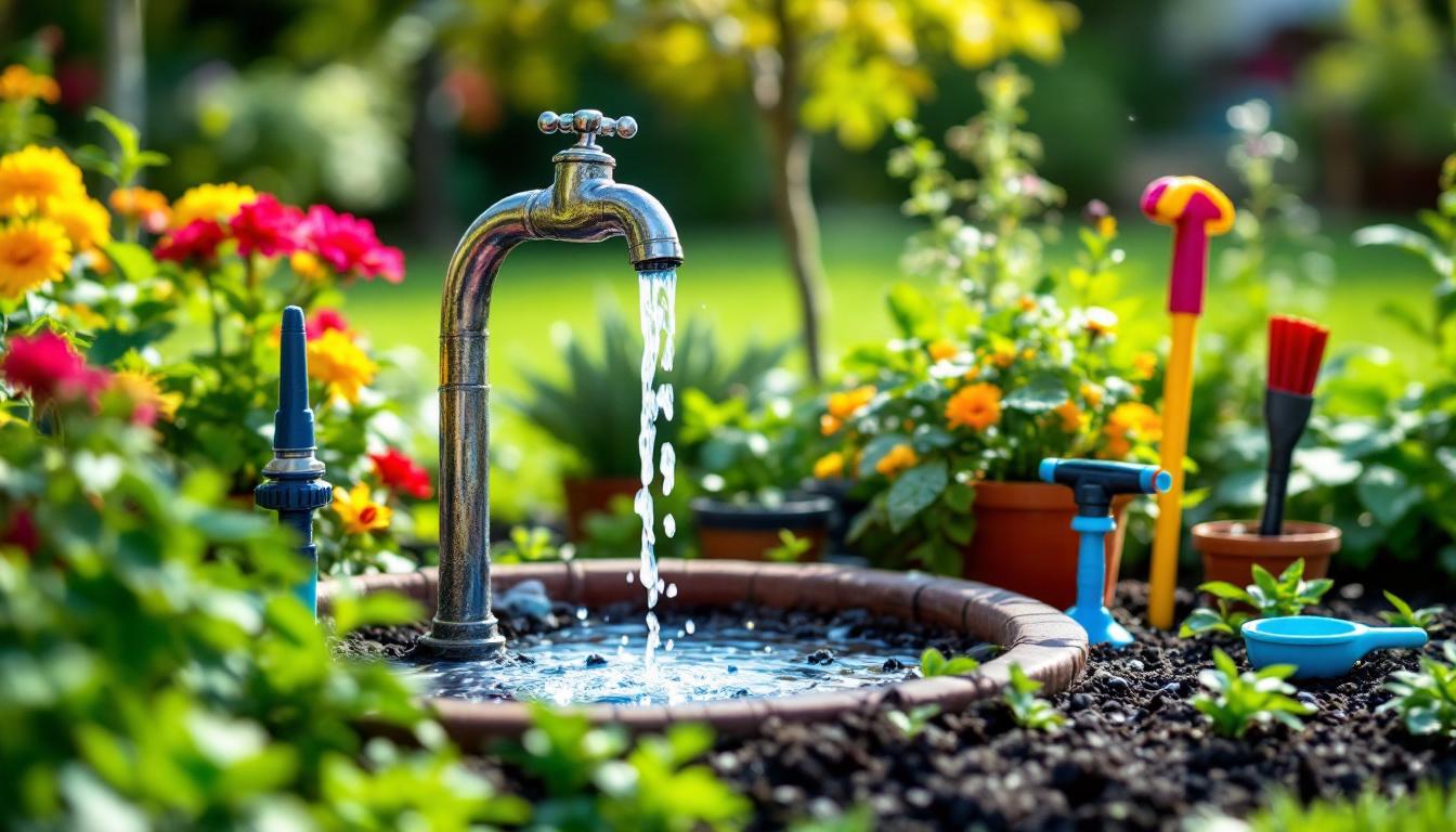 Débit robinet jardin : astuces pour un arrosage efficace et économe