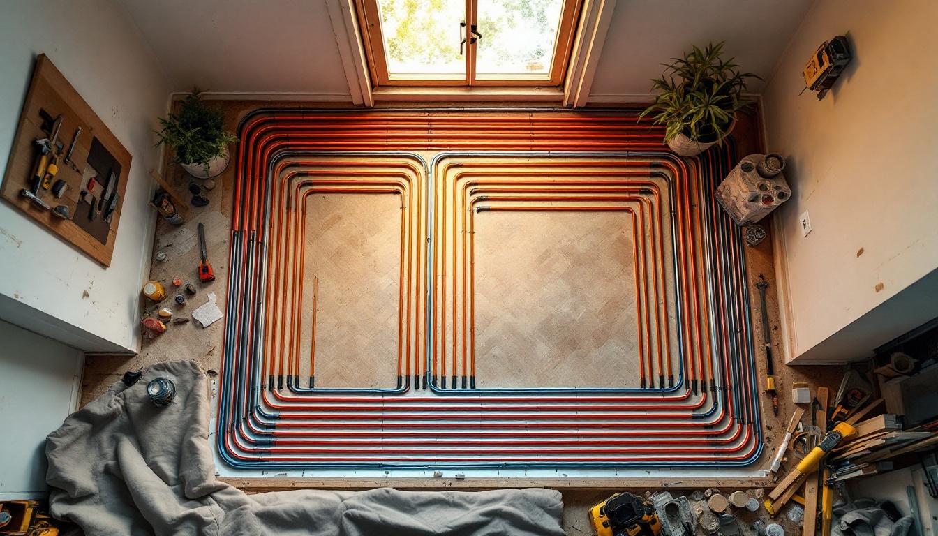 Plancher chauffant schéma : fonctionnement et avantages expliqués
