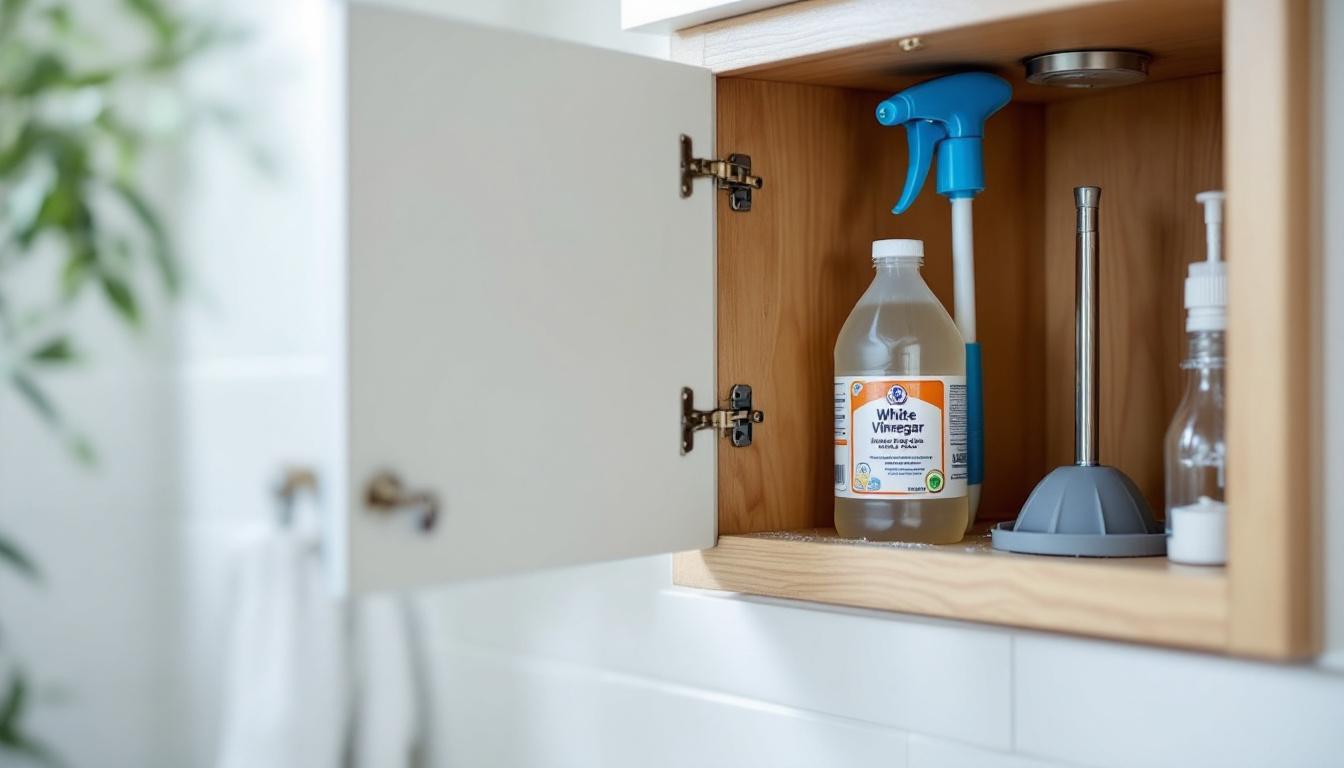 Debouchage canalisation vinaigre blanc : méthode simple et efficace
