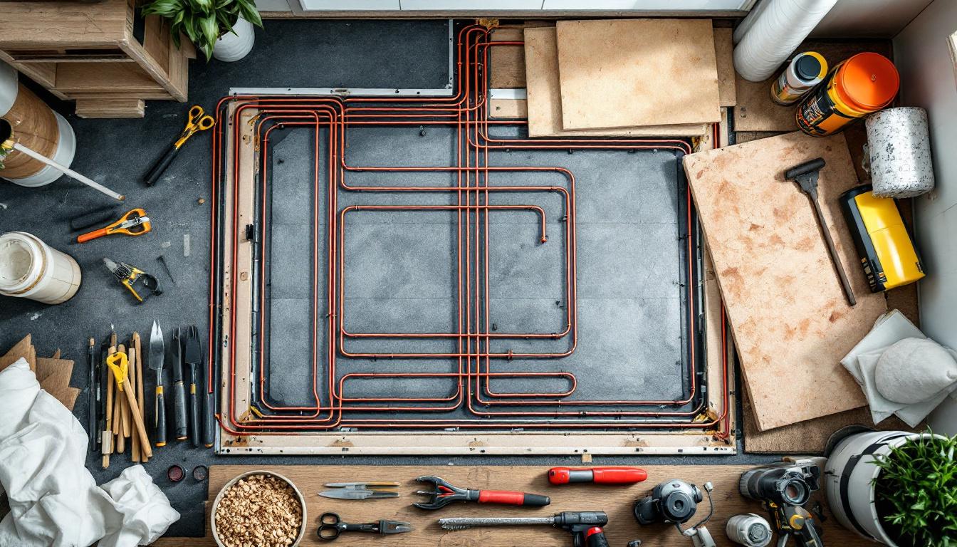 Pose isolant plancher chauffant : étapes et conseils pratiques